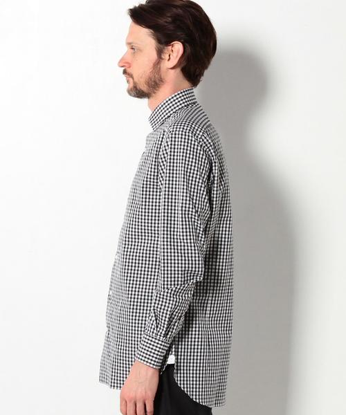 UNITED ARROWS（ユナイテッドアローズ）の「UDET カラー ギンガム シャツ（シャツ/ブラウス・メンズ・ワインレッド/ブラック・41cm/39cm/37cm/40cm/36cm/43cm/38cm/42cm）」の5枚目の写真