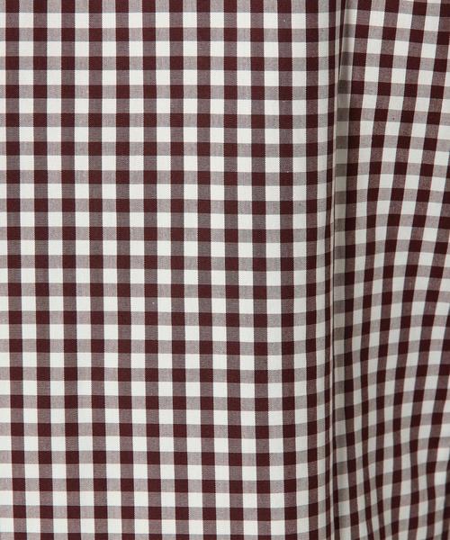 UNITED ARROWS（ユナイテッドアローズ）の「UDET カラー ギンガム シャツ（シャツ/ブラウス・メンズ・ワインレッド/ブラック・41cm/39cm/37cm/40cm/36cm/43cm/38cm/42cm）」の12枚目の写真