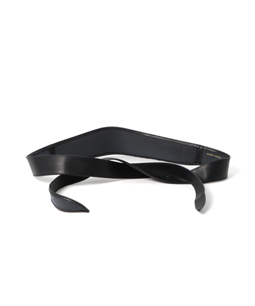 mysty woman（ミスティウーマン）の「合皮サッシュベルト（ベルト・レディース・ダークブラウン/ブラック・FREE）」の6枚目の写真