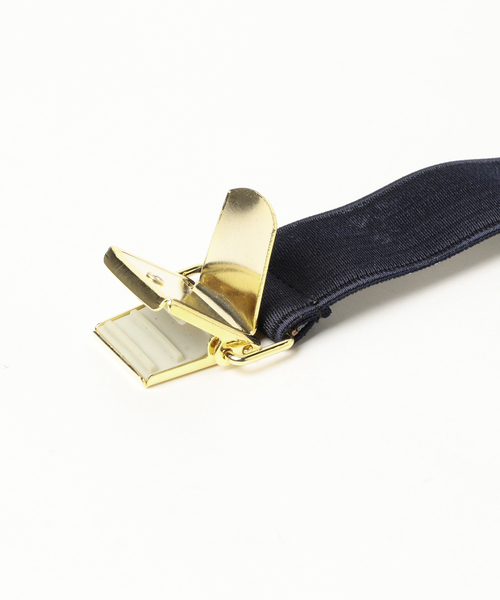 Bretelle & Braces サスペンダー 黒と青のダイヤ柄 結婚式・披露宴に ～ VAR-0111 BRETELLE&BRACES サスペンダー
