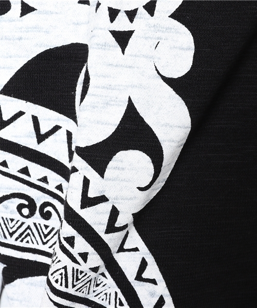 チャイハネ（チャイハネ）の「【チャイハネ】フラワートライバル MEN'S Tシャツ（Tシャツ/カットソー・メンズ・ブラック/ホワイト/イエロー・FREE）」の10枚目の写真