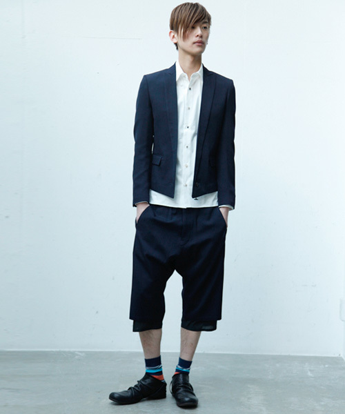 DIET BUTCHER（ダイエットブッチャー）の「■別注■ DIET BUTCHER SLIM SKIN×MIDWEST ショートジャケット（テーラードジャケット・メンズ・ブラック/ネイビー/ダークグレー・1/2/3）」の17枚目の写真