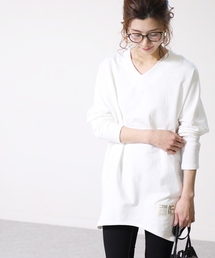 reca | ゆったりシルエットVネックコクーンカットソー(Tシャツ/カットソー)