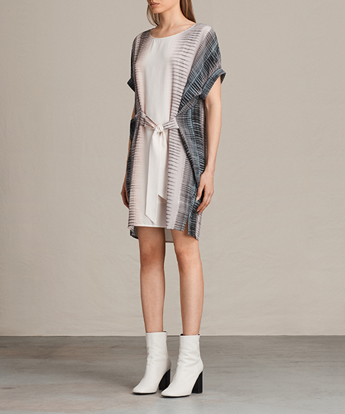 ALLSAINTS(オールセインツ)の「【本日セール終了】SONNY DUSK DRESS(ワンピース・レディース・ピンク・X-SMALL/MEDIUM/SMALL)」の4枚目の写真