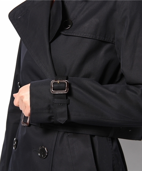 BEAUTY&YOUTH UNITED ARROWS（ビューティーアンドユースユナイテッドアローズ）の「BY 60/2YD レギュラートレンチコート ◆（トレンチコート・レディース・ベージュ/ネイビー・SMALL/MEDIUM）」の7枚目の写真