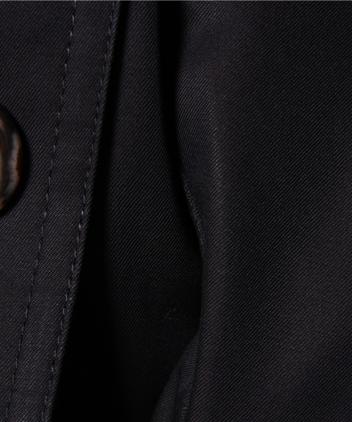 BEAUTY&YOUTH UNITED ARROWS（ビューティーアンドユースユナイテッドアローズ）の「BY 60/2YD レギュラートレンチコート ◆（トレンチコート・レディース・ベージュ/ネイビー・SMALL/MEDIUM）」の10枚目の写真