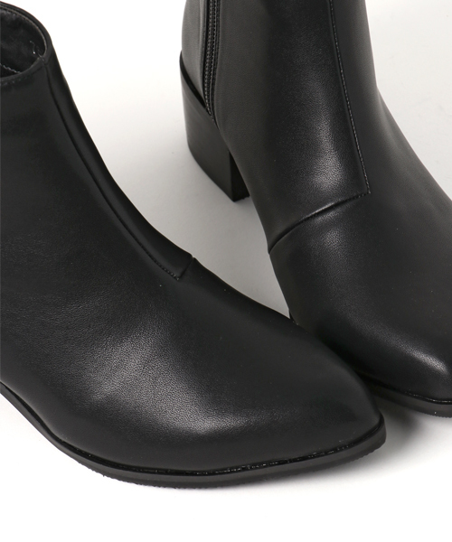 WA ORiental TRaffic（ダブルエーオリエンタルトラフィック）の「秋冬新作★ポインテッドトゥショートブーツ★7805（ブーツ・レディース・ブラウン/ブラック/ベージュ・3L/L/LL/M/S/SS）」の5枚目の写真