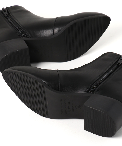 WA ORiental TRaffic（ダブルエーオリエンタルトラフィック）の「秋冬新作★ポインテッドトゥショートブーツ★7805（ブーツ・レディース・ブラウン/ブラック/ベージュ・3L/L/LL/M/S/SS）」の4枚目の写真