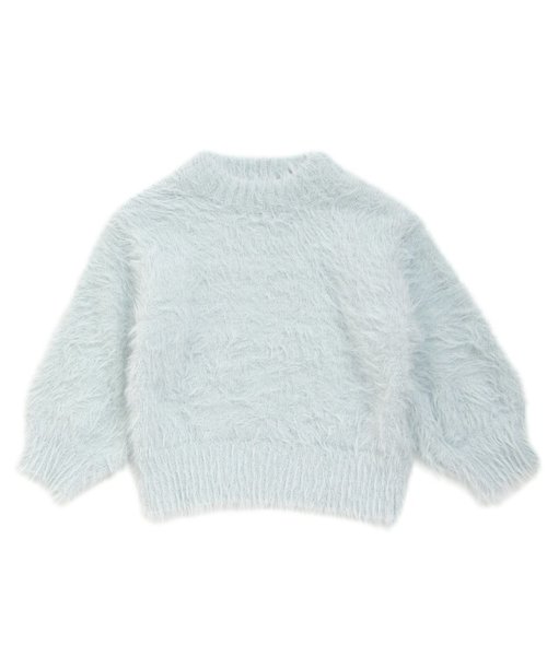 Seraph（セラフ）の「シャギーセーター（ニット/セーター・キッズ・サックスブルー/アイボリー/ベビーピンク・140/80/110/130/100/120/90/95）」の2枚目の写真