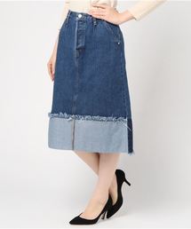 【VINCA TOKYO】フリンジデニムスカート Fringe denim skirt v071624