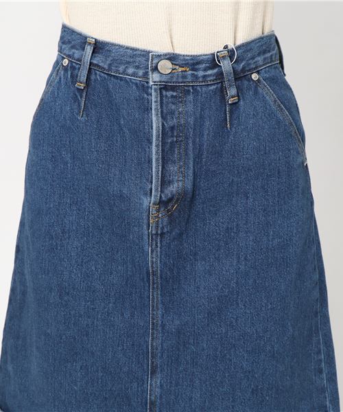 VINCA TOKYO（ヴィンカトーキョー）の「【VINCA TOKYO】フリンジデニムスカート　Fringe denim skirt v071624（デニムスカート・レディース・ブルー・FREE）」の7枚目の写真