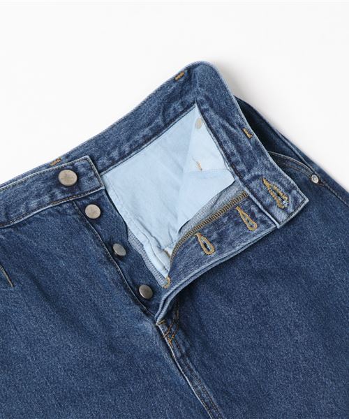 VINCA TOKYO（ヴィンカトーキョー）の「【VINCA TOKYO】フリンジデニムスカート　Fringe denim skirt v071624（デニムスカート・レディース・ブルー・FREE）」の10枚目の写真