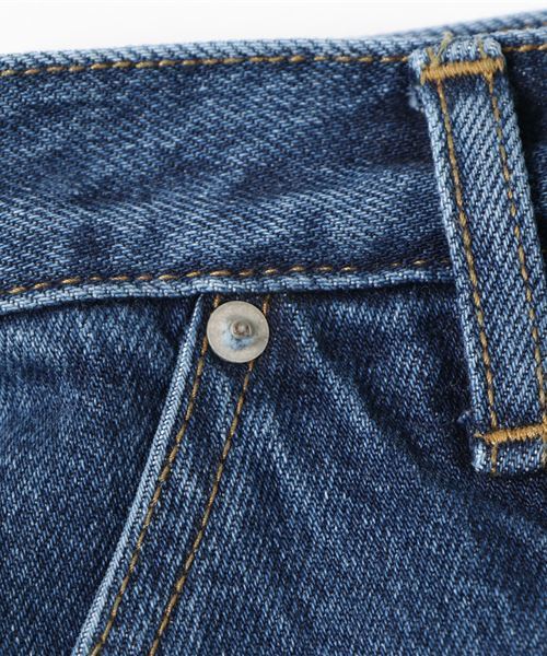 VINCA TOKYO（ヴィンカトーキョー）の「【VINCA TOKYO】フリンジデニムスカート　Fringe denim skirt v071624（デニムスカート・レディース・ブルー・FREE）」の4枚目の写真