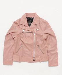 キッズのライダースジャケット ピンク系 一覧 Wear