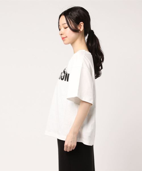 one after another NICE CLAUP(ワンアフターアナザーナイスクラップ)の「アソートロゴプリントTシャツ(Tシャツ/カットソー・レディース・レッド/オフホワイト/スミクロ・FREE)」の5枚目の写真