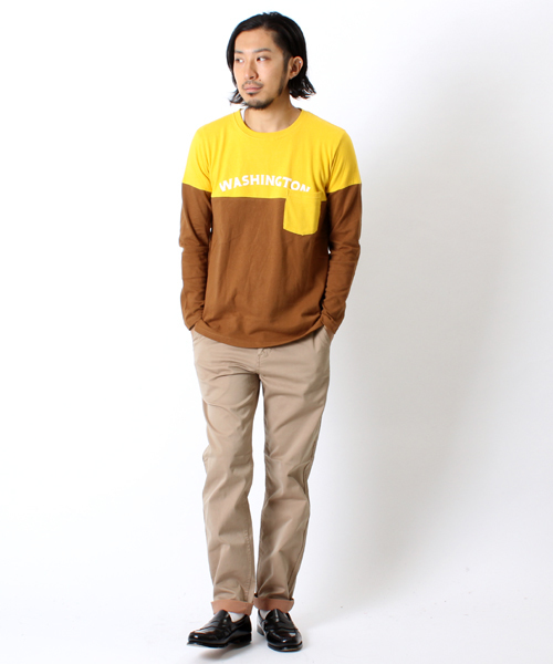 BEAMS(ビームス)の「□BEAMS / カラースキーム チノパンツ(チノパンツ・メンズ・ブラウン系その他/ライトブラウン/ネイビー・SMALL/MEDIUM/LARGE/X-LARGE)」の18枚目の写真