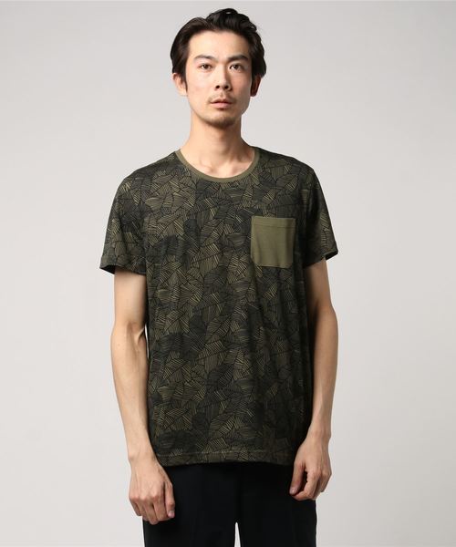 AIGLE（エーグル）の「ラプテン（Tシャツ/カットソー・メンズ・カーキ/ブルー・LARGE/MEDIUM/SMALL/X-LARGE）」の5枚目の写真