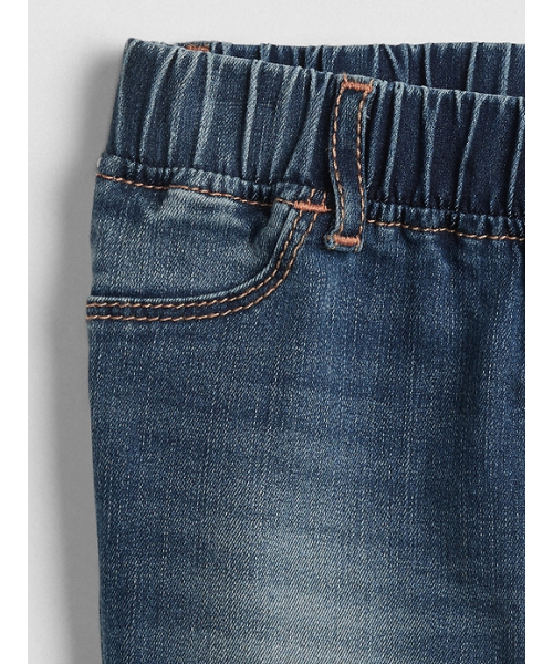GAP(ギャップ)の「フェイバリットジェギンス(ライトウェイト)(デニムパンツ・キッズ・インディゴブルー・110cm/105cm/90cm/95cm/100cm/80cm)」の2枚目の写真