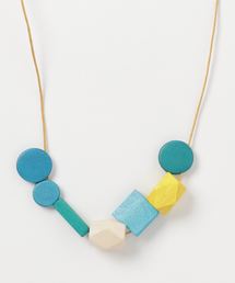 チャイハネ | 【チャイハネ】ミックスウッドビーズネックレス(ネックレス)