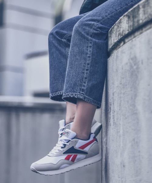 Reebok（リーボック）の「ラピード [RAPIDE RS]（スニーカー・メンズ・グレー系その他/ホワイト×ネイビー/ホワイト×ブルー/ネイビー/グレー系その他2・23.0cm/23.5cm/24.0cm/24.5cm/25.0cm/25.5cm/26.0cm/26.5cm/27.0cm/27.5cm/28.0cm/28.5cm/29.0cm/29.5cm/30.0cm）」の4枚目の写真