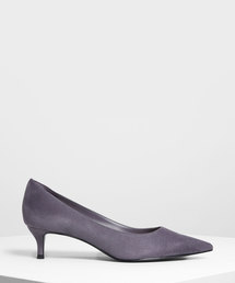 クラシックキトゥンヒールパンプス / Classic Kitten Heel Pumps