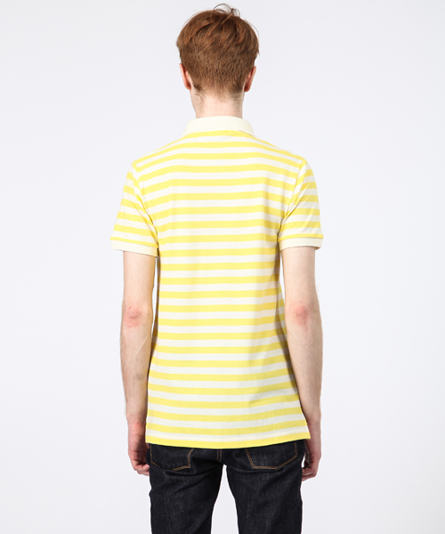 MAISON KITSUNÉ チェック柄ポロシャツ MAISON KITSUNE メゾンキツネ ポロシャツ BOLD FOX HEAD PATCH