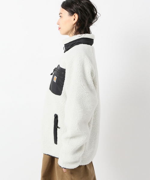 Carhartt（カーハート）の「【CARHARTT / カーハート】PRENTIS LINER：フリースジャケット（ブルゾン・レディース・ホワイト・MEDIUM）」の14枚目の写真