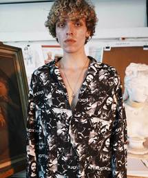 【FU・XU・RY/ファクシュアリ―】 .[Fuckyoury] RAYON L/S SHIRT/プリントロングシャツ