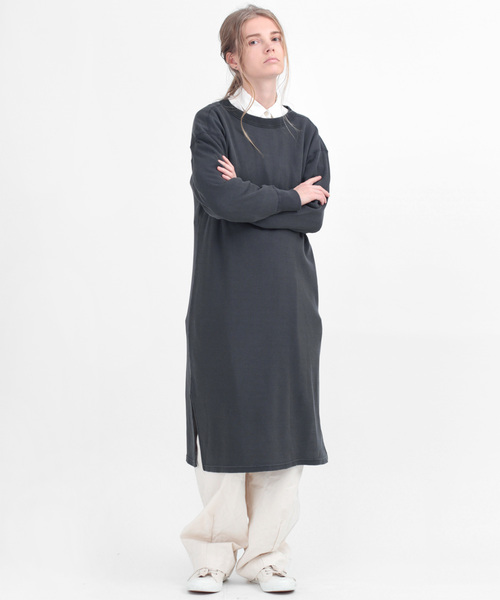 RNA-N(アールエヌエーエヌ)の「M1232 ピグメントサーマルワンピース(ワンピース・レディース・スミクロ/ホワイト/パープル・MEDIUM)」の12枚目の写真