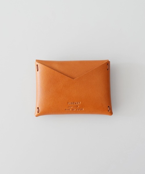 TIDEWAY(タイドウェイ)の「NUME CARD CASE/名刺入れ(名刺入れ・メンズ・ブラック/その他/チョコ/キャメル・FREE)」の7枚目の写真