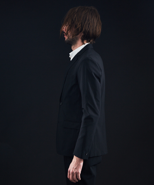 5351 POUR LES HOMMES(ゴーサンゴーイチプールオム)の「【セットアップ対応】ハイカウントヴィスリーノッチドラペルジャケット(テーラードジャケット・メンズ・ダークグリーン/ブラック・44/46/48/50)」の16枚目の写真