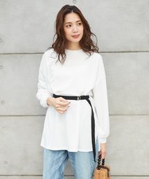 ベルト付き3wayカットソーチュニック