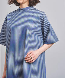 HYKE ストライプ　ワンピース ハイク hyke 20SS ストライプシャツワンピース