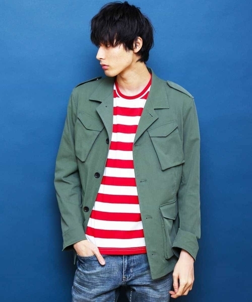 MK MICHEL KLEIN HOMME （エムケーミッシェルクランオム）の「ブルゾン（スパンポリストレッチ）（ブルゾン・メンズ・ネイビー/カーキ/アイボリー・46/48/51）」の21枚目の写真