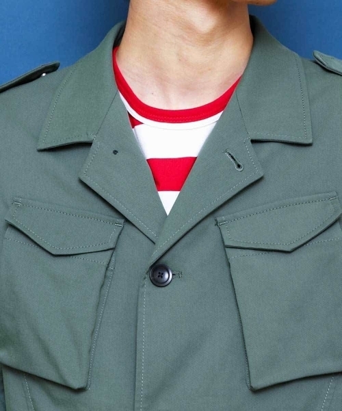 MK MICHEL KLEIN HOMME （エムケーミッシェルクランオム）の「ブルゾン（スパンポリストレッチ）（ブルゾン・メンズ・ネイビー/カーキ/アイボリー・46/48/51）」の17枚目の写真