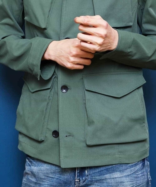 MK MICHEL KLEIN HOMME （エムケーミッシェルクランオム）の「ブルゾン（スパンポリストレッチ）（ブルゾン・メンズ・ネイビー/カーキ/アイボリー・46/48/51）」の13枚目の写真