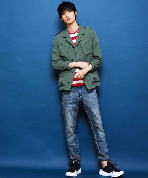 MK MICHEL KLEIN HOMME （エムケーミッシェルクランオム）の「ブルゾン（スパンポリストレッチ）（ブルゾン・メンズ・ネイビー/カーキ/アイボリー・46/48/51）」の12枚目の写真