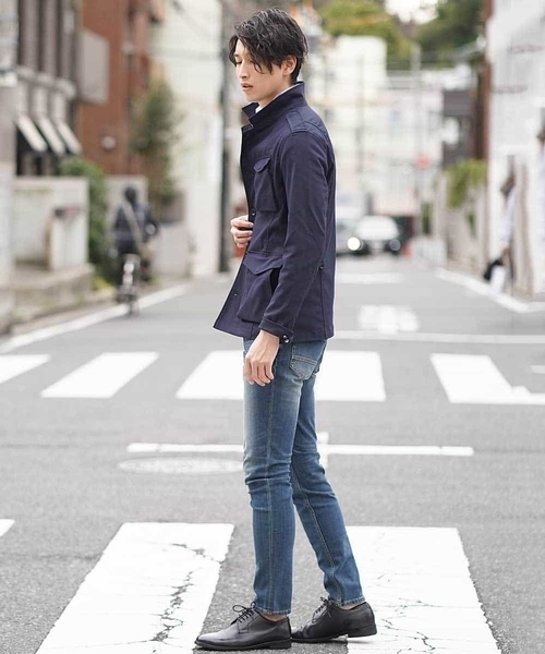 MK MICHEL KLEIN HOMME （エムケーミッシェルクランオム）の「ブルゾン（スパンポリストレッチ）（ブルゾン・メンズ・ネイビー/カーキ/アイボリー・46/48/51）」の11枚目の写真