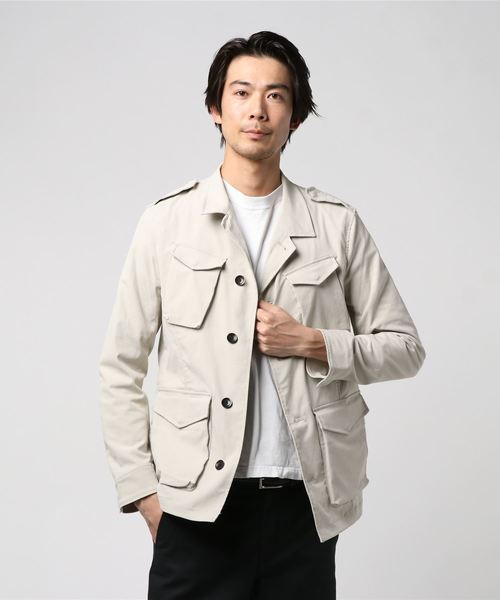 MK MICHEL KLEIN HOMME （エムケーミッシェルクランオム）の「ブルゾン（スパンポリストレッチ）（ブルゾン・メンズ・ネイビー/カーキ/アイボリー・46/48/51）」の6枚目の写真