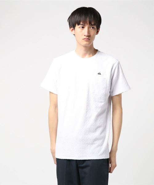 Quiksilver(クイックシルバー)の「半袖Tシャツ QUICKSILVER QST192045(Tシャツ/カットソー・メンズ・ホワイト/グレー/ホワイト系その他・M/L)」の2枚目の写真