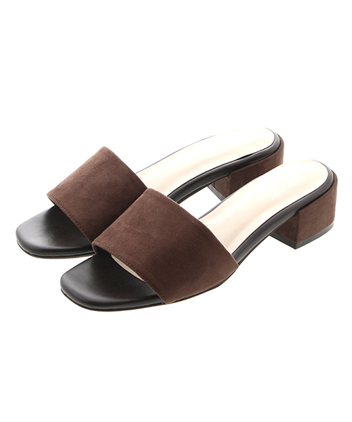 JELLY BEANS（ジェリービーンズ）の「シンプルミュールサンダル(210-188)JELLY BEANS(ジェリービーンズ)（サンダル・レディース・ブラック/ブラウン/グリーン/ワイン・S/M/L）」の3枚目の写真