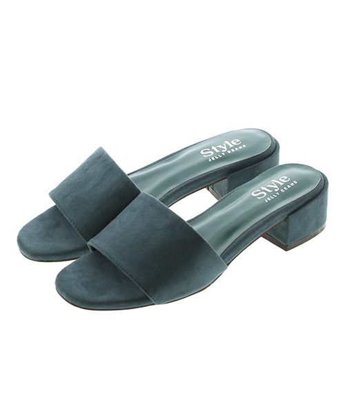 JELLY BEANS（ジェリービーンズ）の「シンプルミュールサンダル(210-188)JELLY BEANS(ジェリービーンズ)（サンダル・レディース・ブラック/ブラウン/グリーン/ワイン・S/M/L）」の4枚目の写真