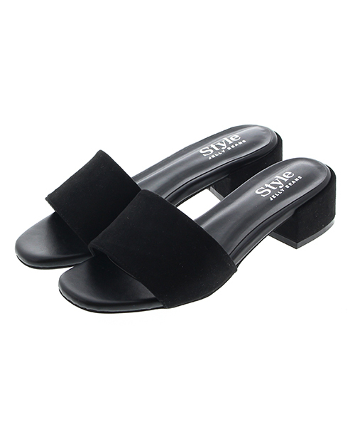 JELLY BEANS（ジェリービーンズ）の「シンプルミュールサンダル(210-188)JELLY BEANS(ジェリービーンズ)（サンダル・レディース・ブラック/ブラウン/グリーン/ワイン・S/M/L）」の5枚目の写真