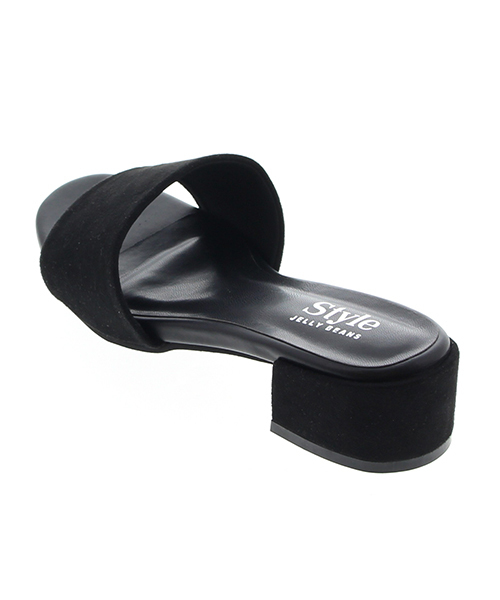 JELLY BEANS（ジェリービーンズ）の「シンプルミュールサンダル(210-188)JELLY BEANS(ジェリービーンズ)（サンダル・レディース・ブラック/ブラウン/グリーン/ワイン・S/M/L）」の7枚目の写真