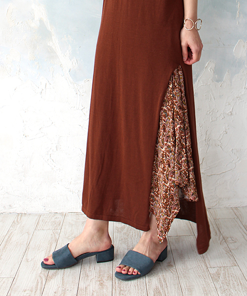 JELLY BEANS（ジェリービーンズ）の「シンプルミュールサンダル(210-188)JELLY BEANS(ジェリービーンズ)（サンダル・レディース・ブラック/ブラウン/グリーン/ワイン・S/M/L）」の12枚目の写真