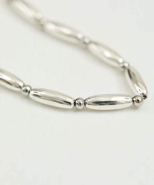 TODAYFUL（トゥデイフル）の「ミックスビーズネックレス（ネックレス・レディース・シルバー・FREE）」の3枚目の写真