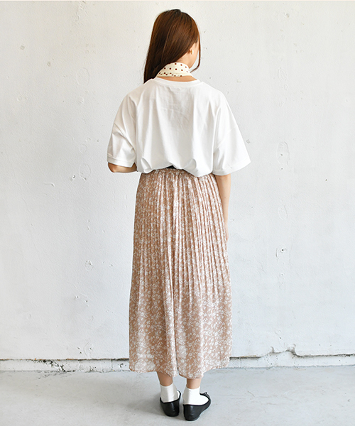 PairPair(ペアペア)の「ドットスカーフ付ラテカラーTシャツ(Tシャツ/カットソー・レディース・ベージュ/オフホワイト/モカ・FREE)」の16枚目の写真