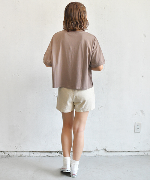 PairPair(ペアペア)の「ドットスカーフ付ラテカラーTシャツ(Tシャツ/カットソー・レディース・ベージュ/オフホワイト/モカ・FREE)」の15枚目の写真