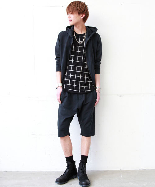 SUPER FINE（スーパーファイン）の「SUPERFINE ジャージーサルエルショートパンツ（その他パンツ・メンズ・ブラック/グレー・SMALL/X-SMALL/MEDIUM）」の12枚目の写真