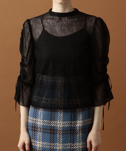 ディーゼル シースルーブラウス C-LOISY-B SHIRT 00SKMT トップス 